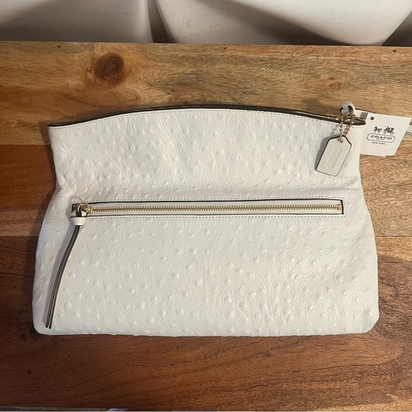 New ostrich Coach clutch bag - Picture 4 of 8